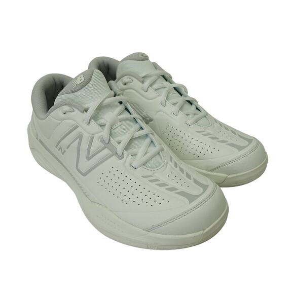 New Balance Shoes - New Balance 696 V5 Tennis Pickleball Shoes Court Athletic White Wide W10D/ M8.5